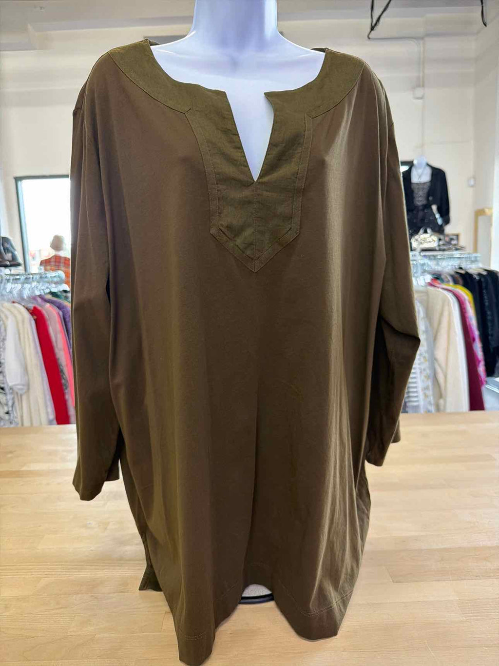 Ralph Lauren Size 3X Green Tunic