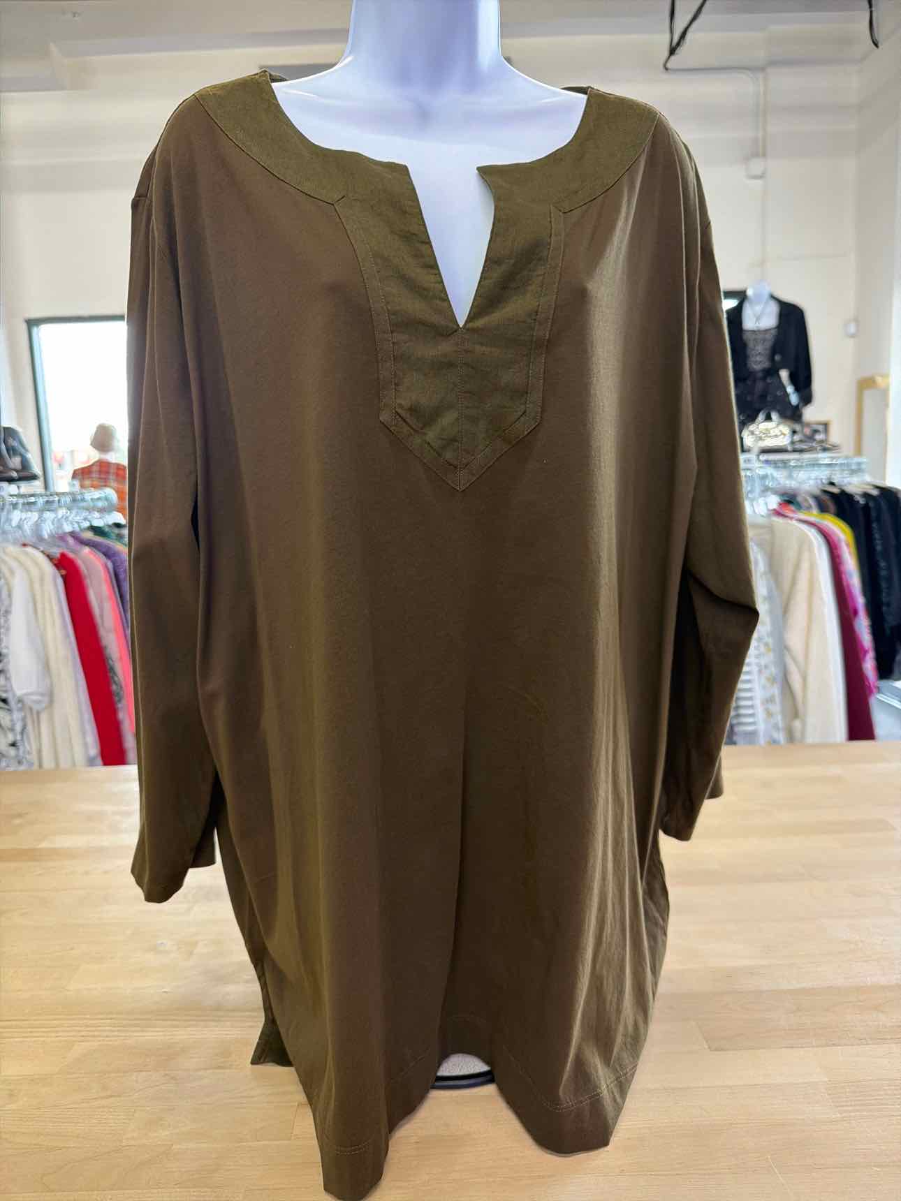 Ralph Lauren Size 3X Green Tunic