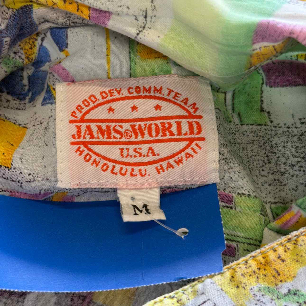 Jams World Size M Multi color Preloved MENS Button Down Shirt