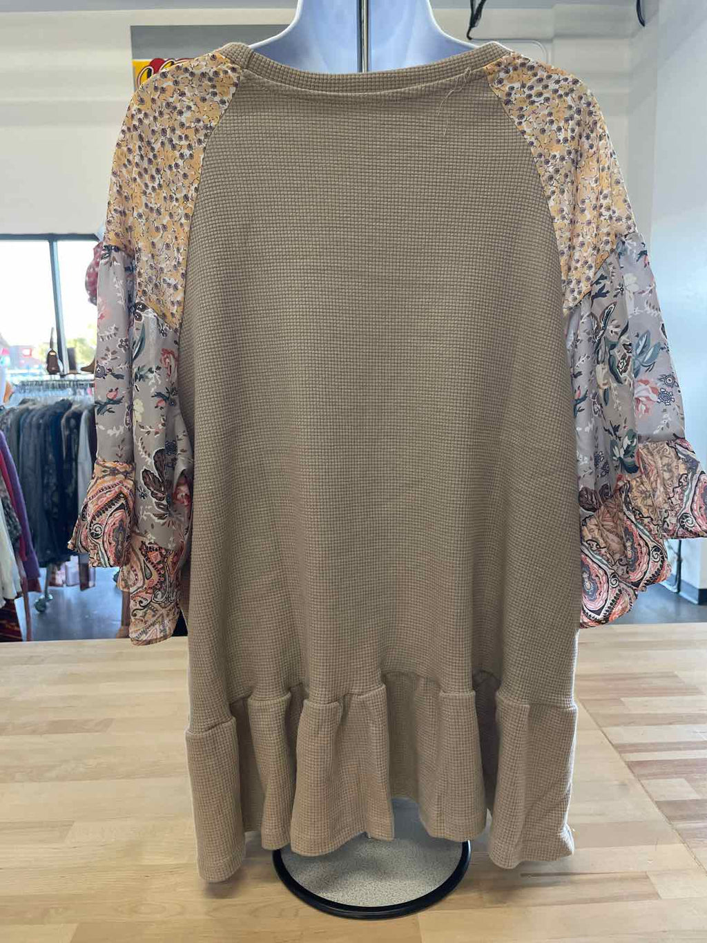 Size M Beige Blouse