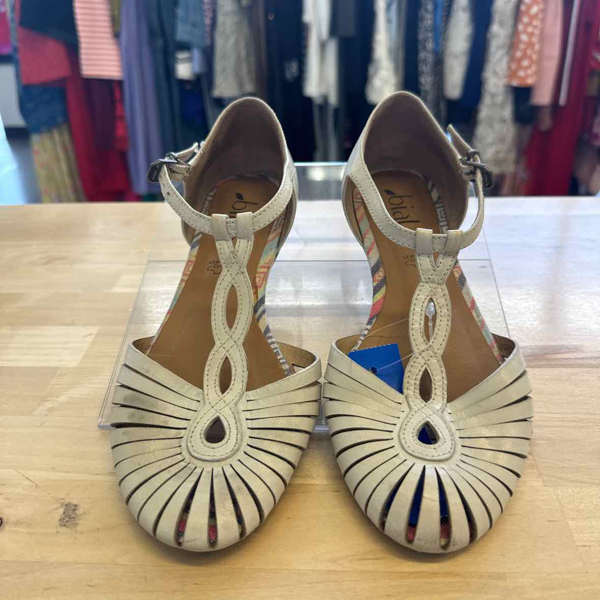 Biala Shoe Size 6.5 White Flats