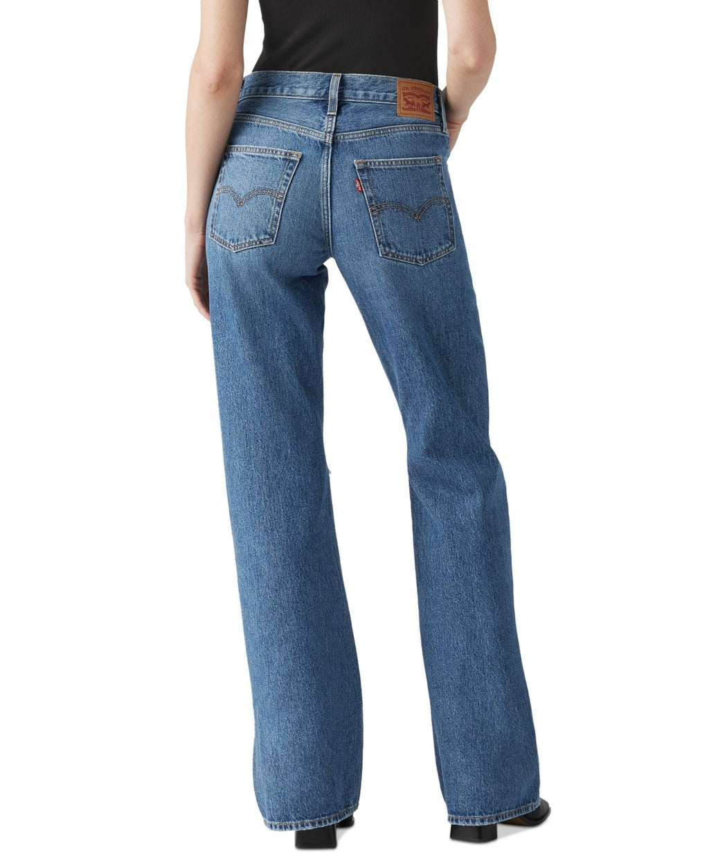Levis Womens 94 Baggy Bootcut Jeans
