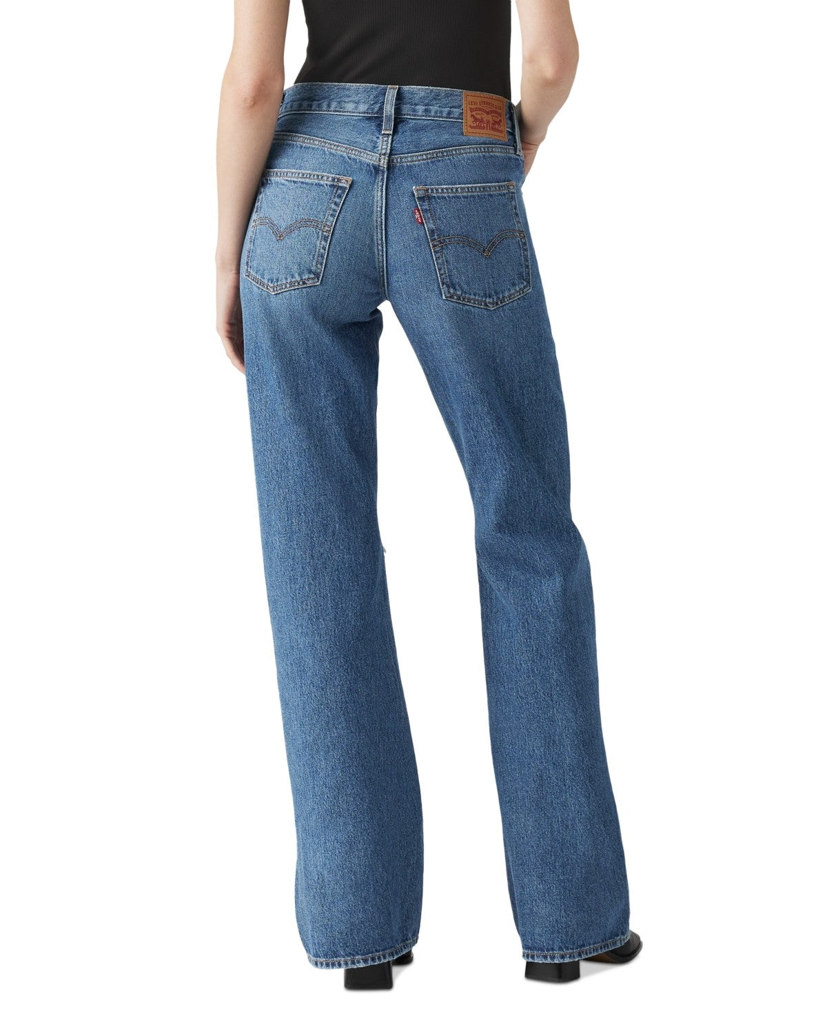 Levis Womens 94 Baggy Bootcut Jeans