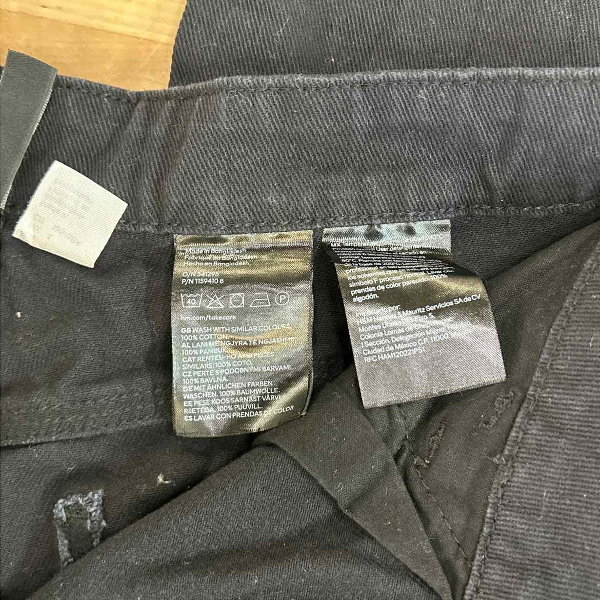H&M Size 4 Black Preloved Pants