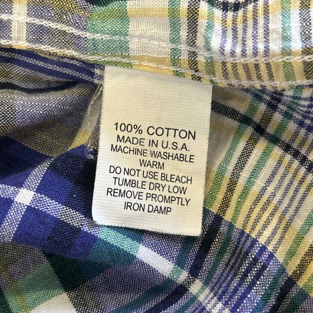 GitmanBros Size L Blue Preloved MENS Button Down Shirt