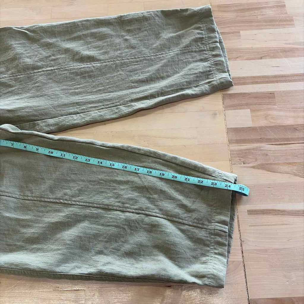 zara Size XS Green viscose Preloved Pants