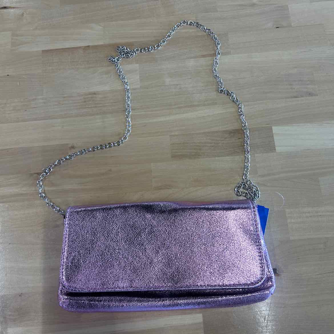 Rebecca Van Dik Pink Rectangle Clutch