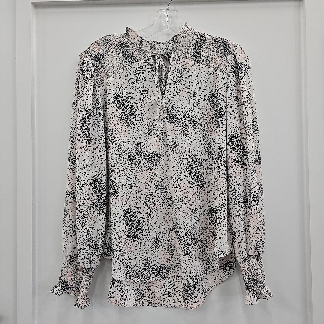 Alex & Lili Size S White Blouse