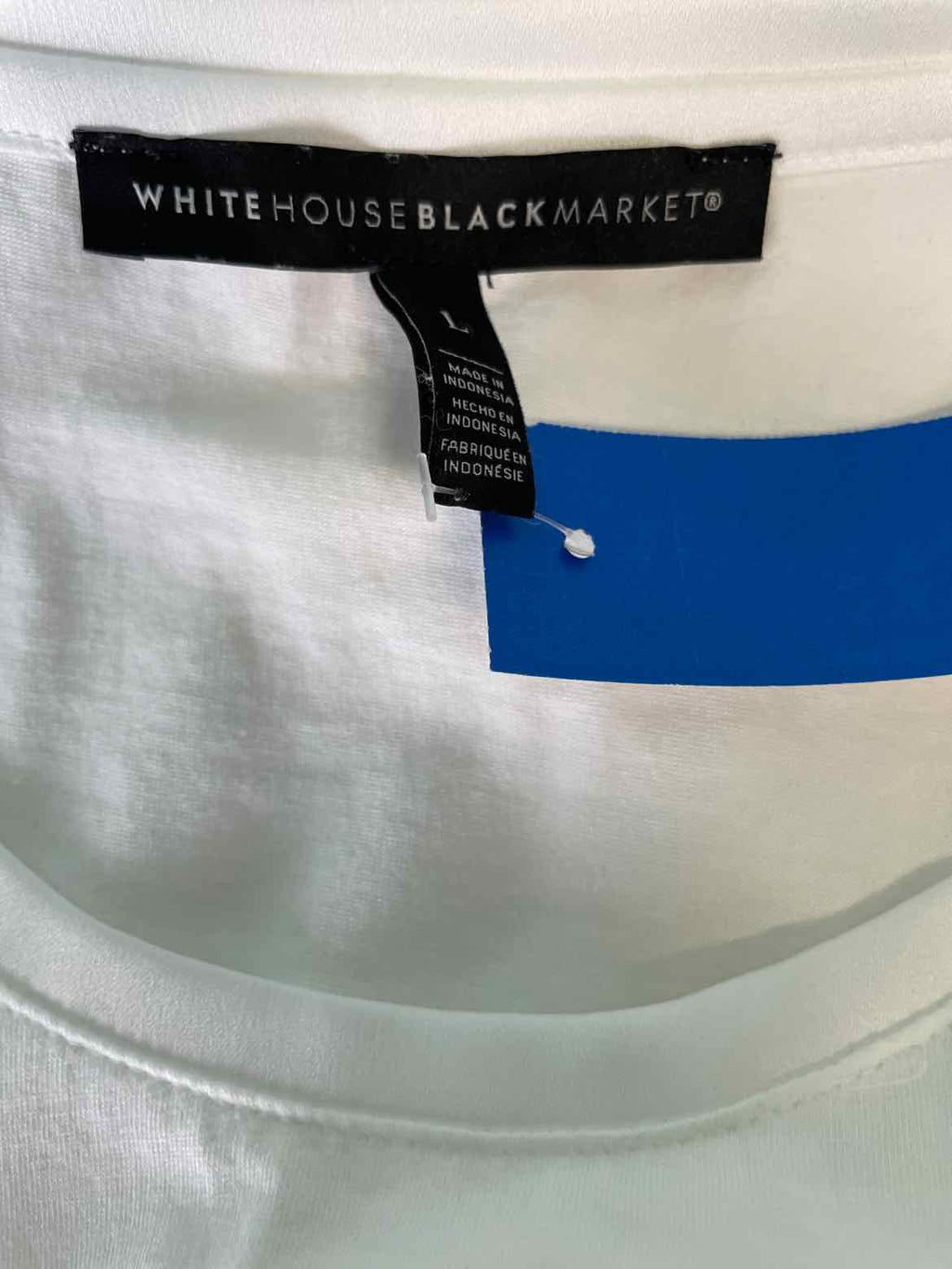 White House Black Market Size L White Tank