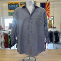 Bugatchi Size M Blue Preloved MENS Button Down Shirt