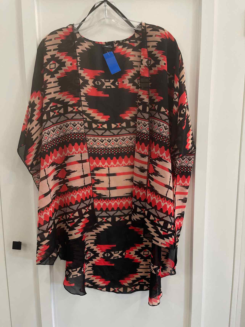 Rue21 Size S Pink Black Preloved Cardigan