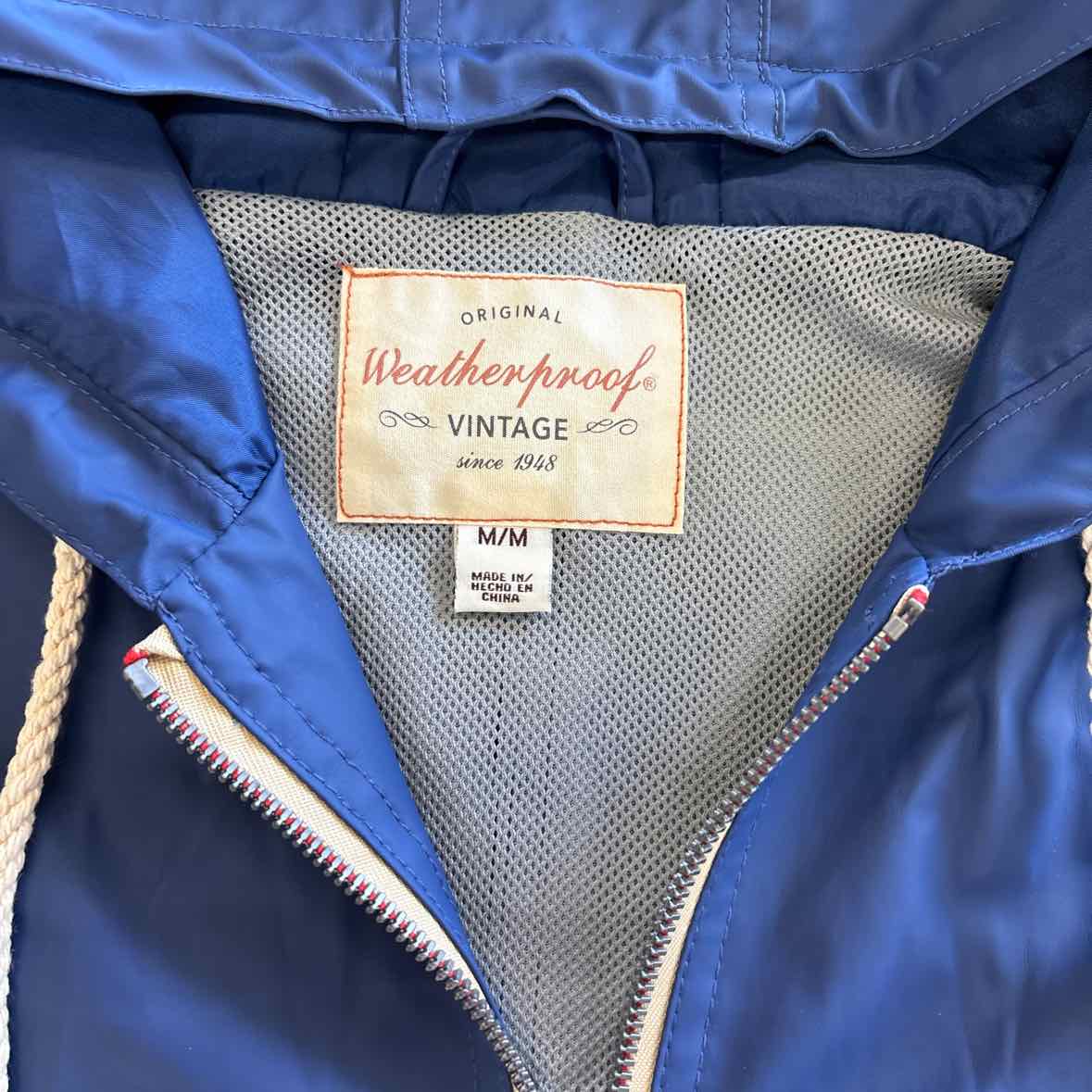 Weatherproof Size M Blue Jacket
