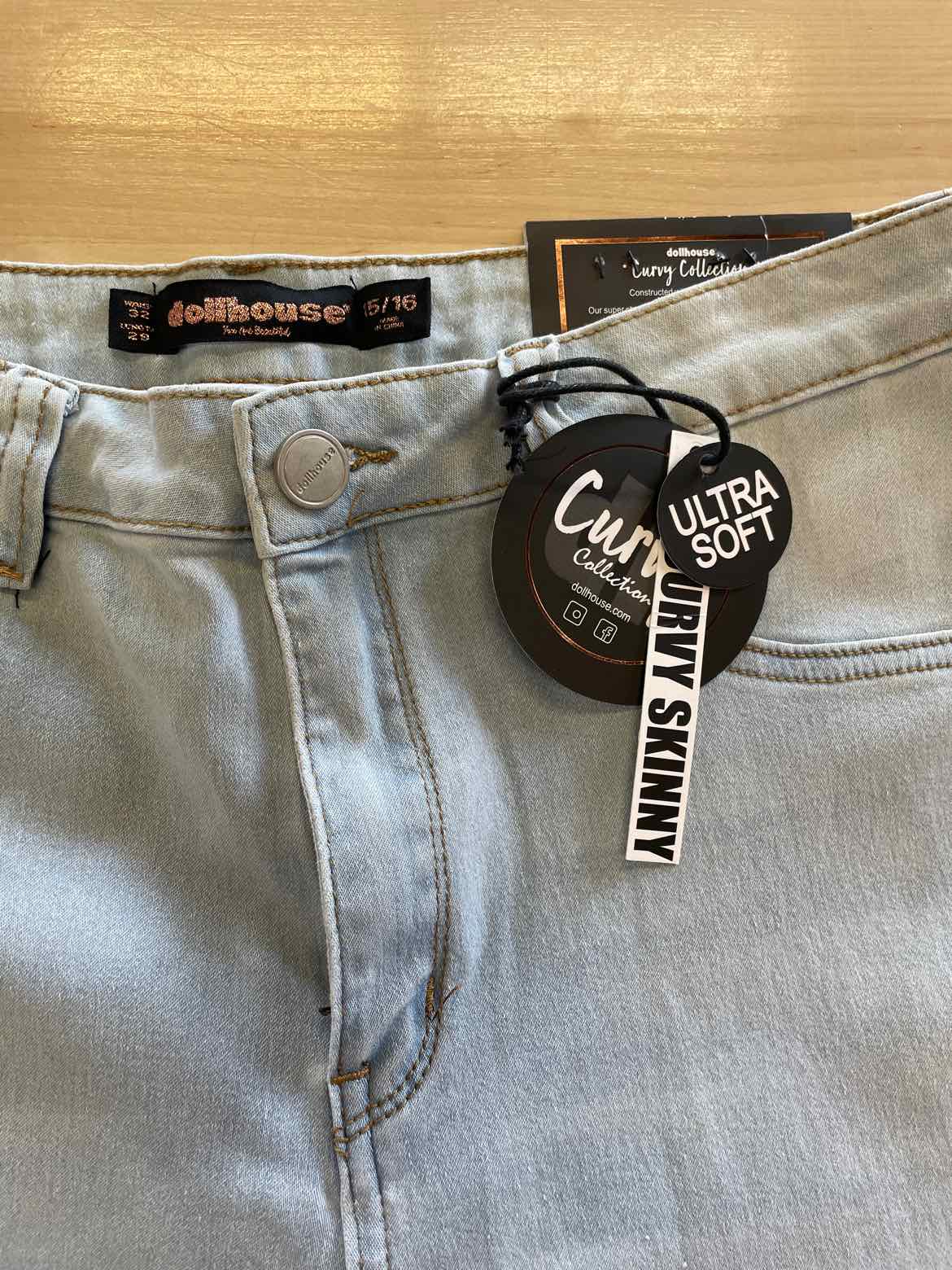 dollhouse Size 15/16 Blue Jeans