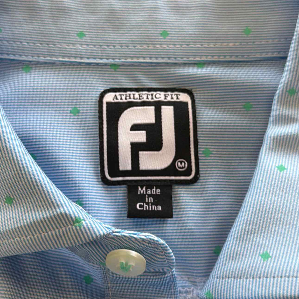FootJoy Size M Blue Preloved MENS Polo