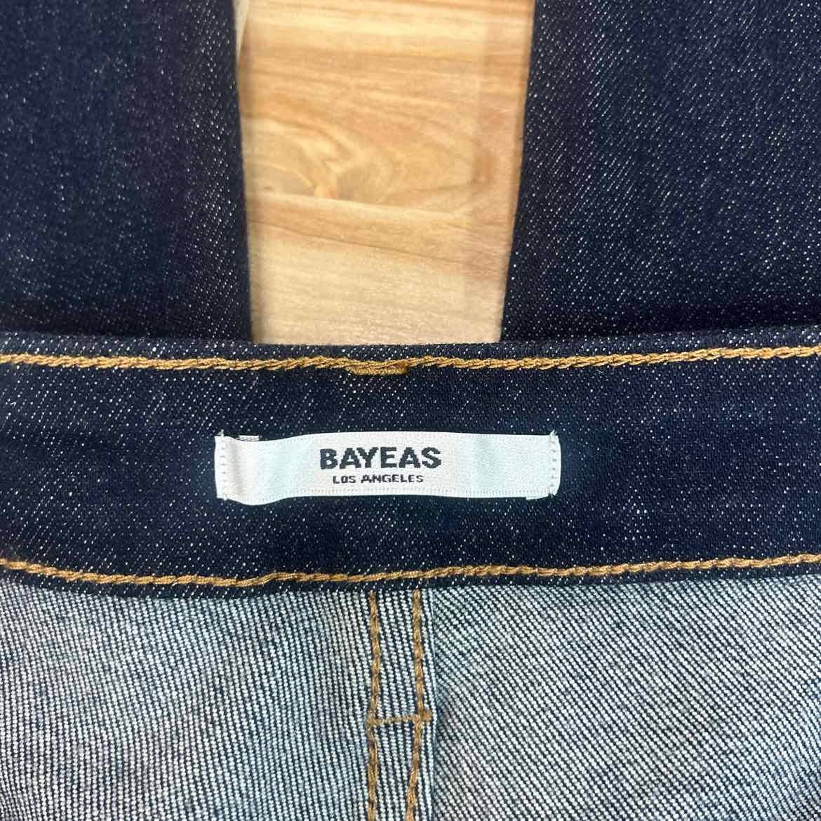 Bayeas LA Size 27 Blue Denim Stretch New Jeans