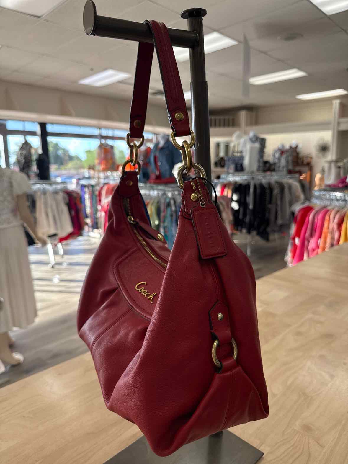 Coach Red Handbag
