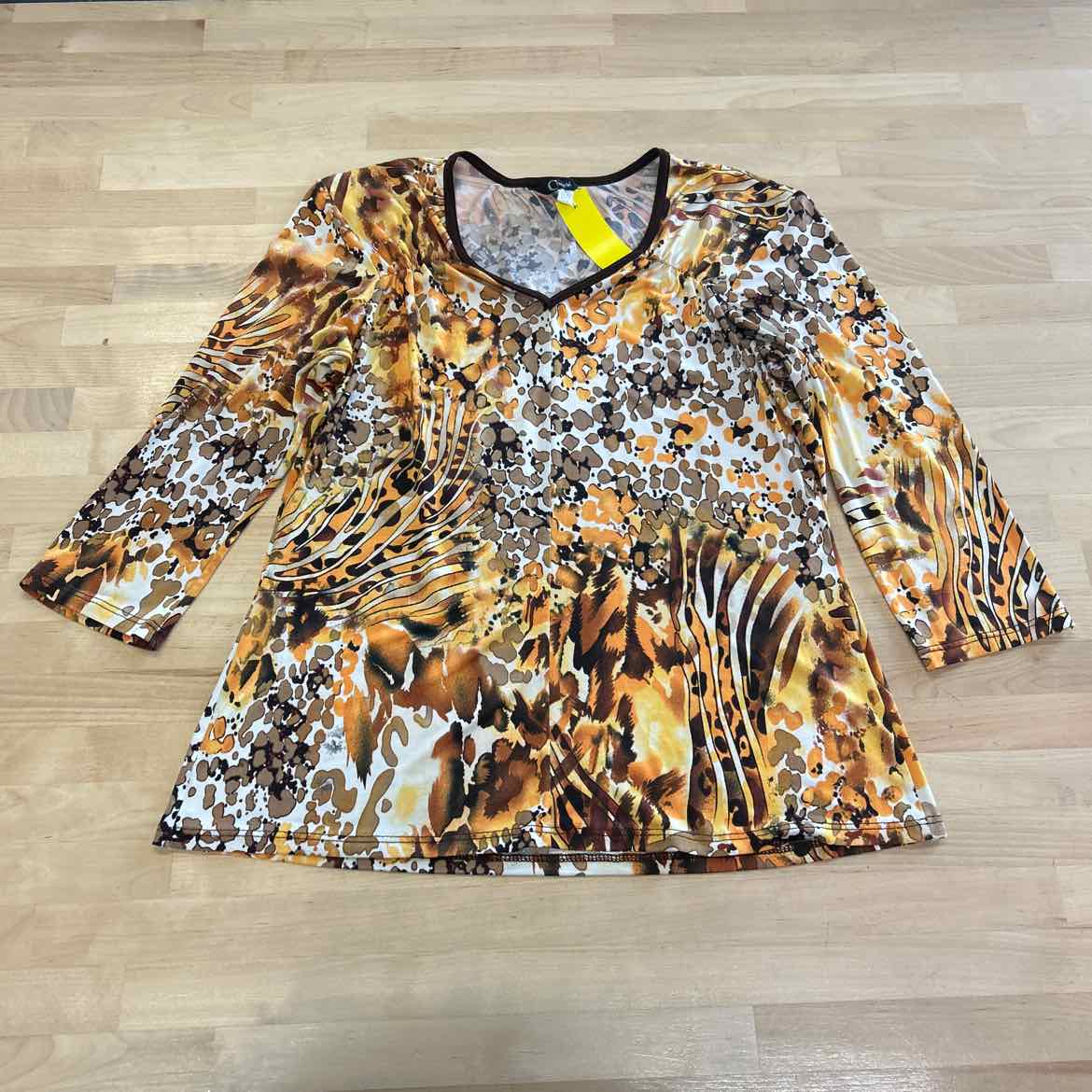 Coupe Size M Yellow Blouse