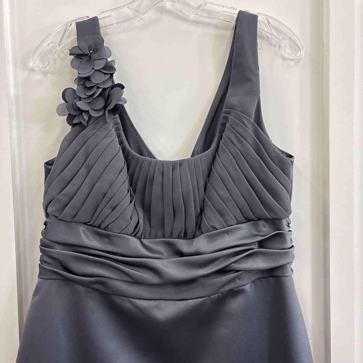 Davids Bridal Size 14 Gray Dress