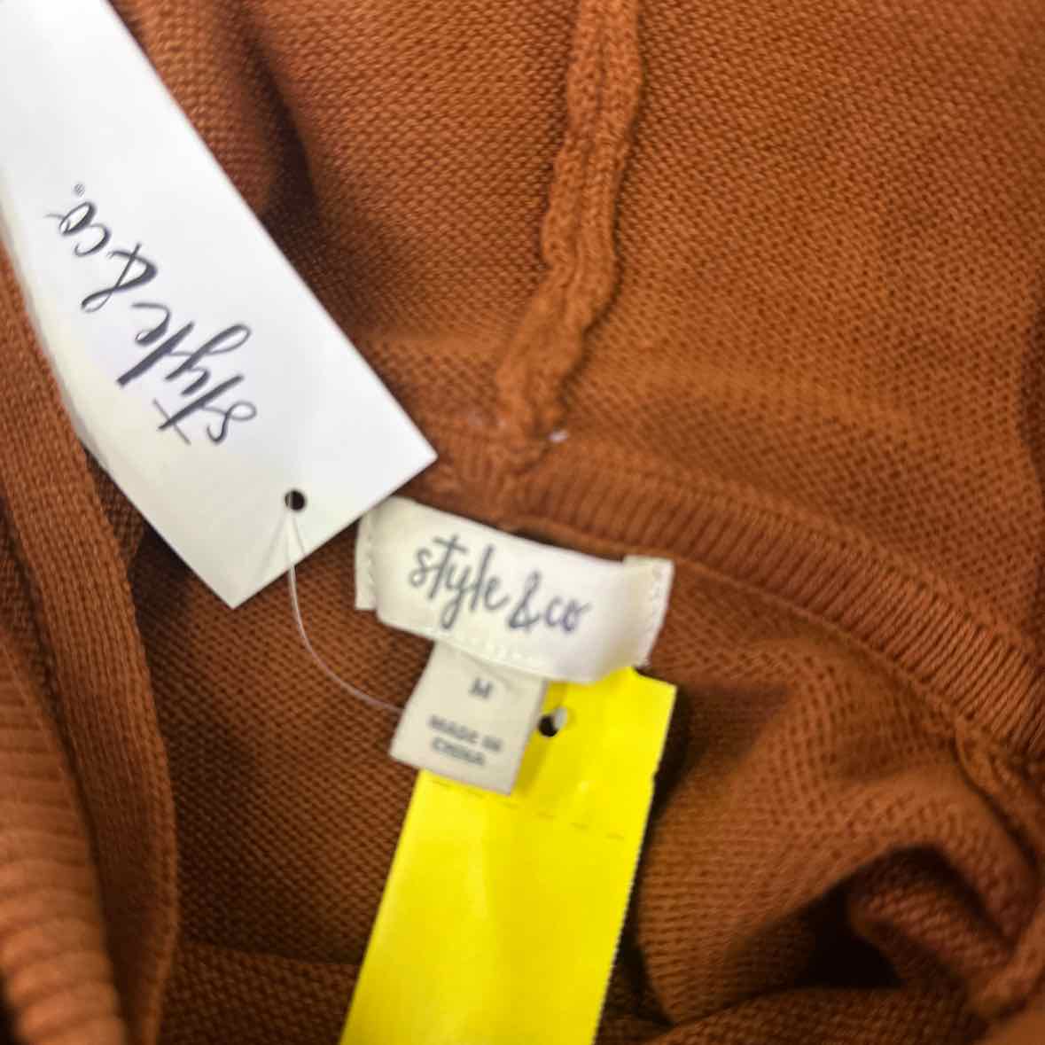 Style & Co. Size M Brown Sweater