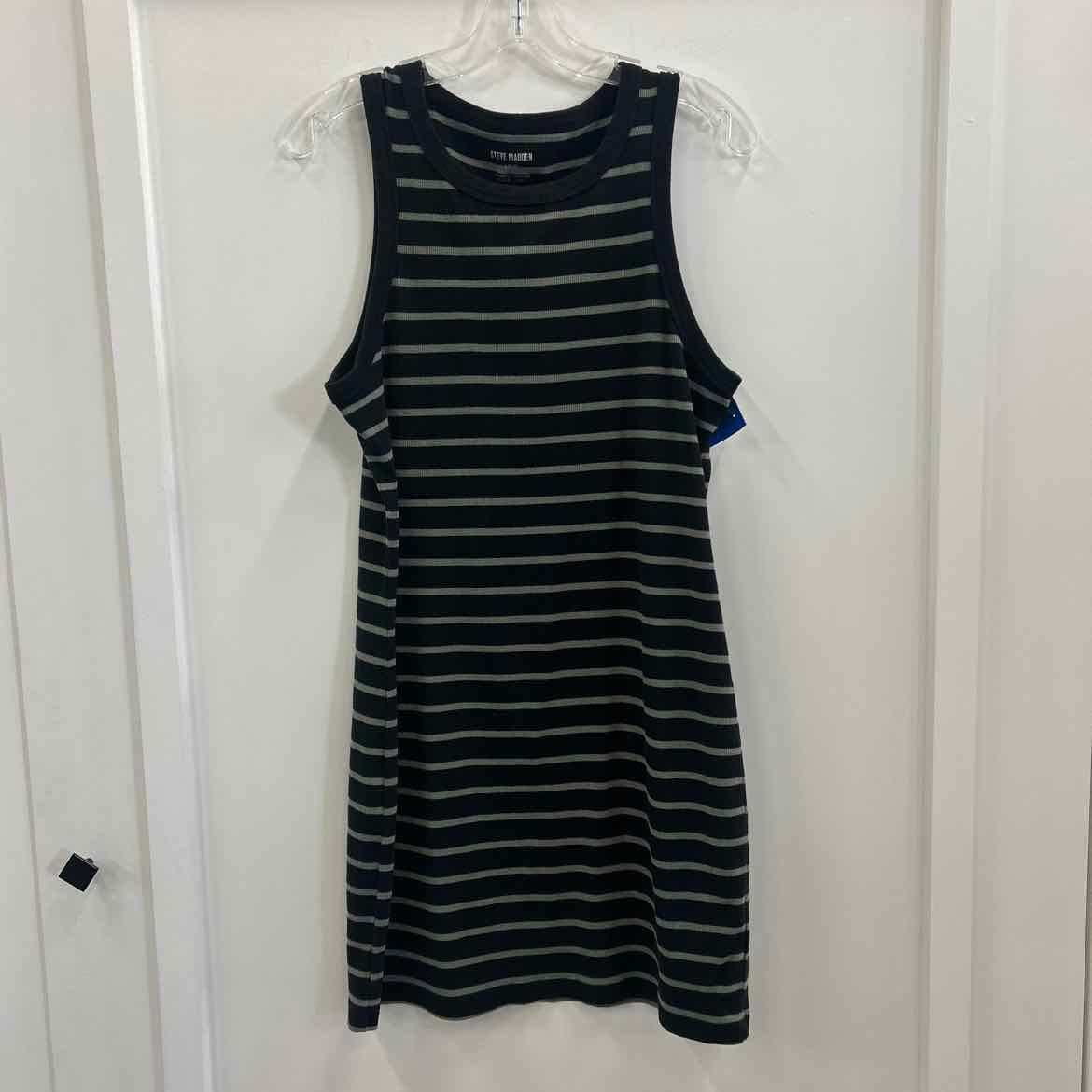 Steve Madden Size L Black Gray Preloved Dress
