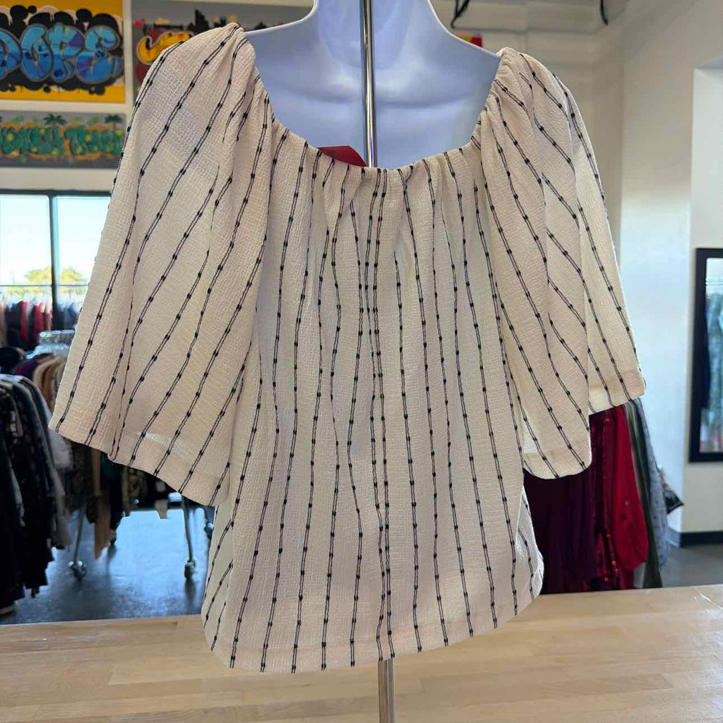 Loft Size S White Preloved Blouse