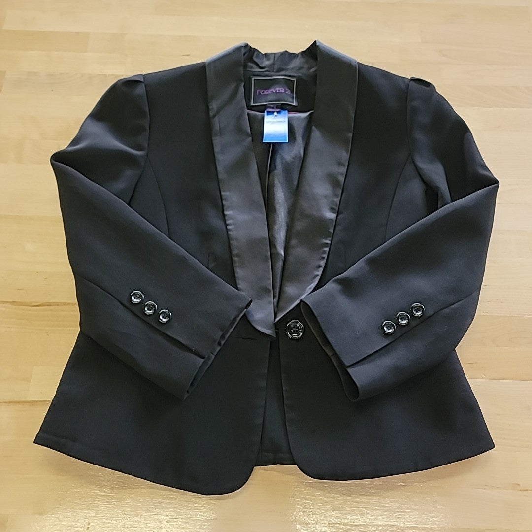 Forever 21 Size M Black Blazer