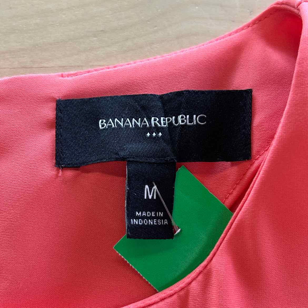 Banana Republic Size M Peach Preloved Blouse SS