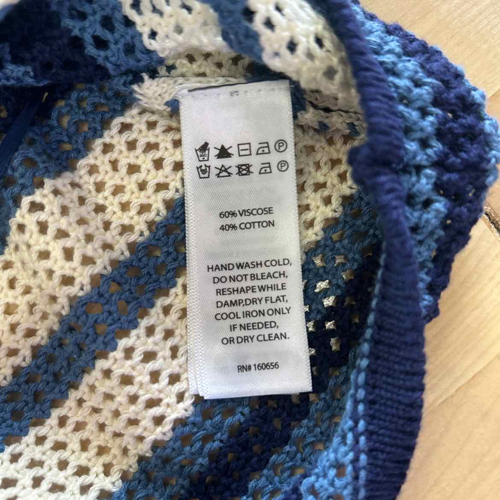 C&C Size S Blue Knit Preloved Tank
