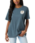 O'Neill Juniors' Mystic Night Cotton Crewneck T-Shirt - Slate