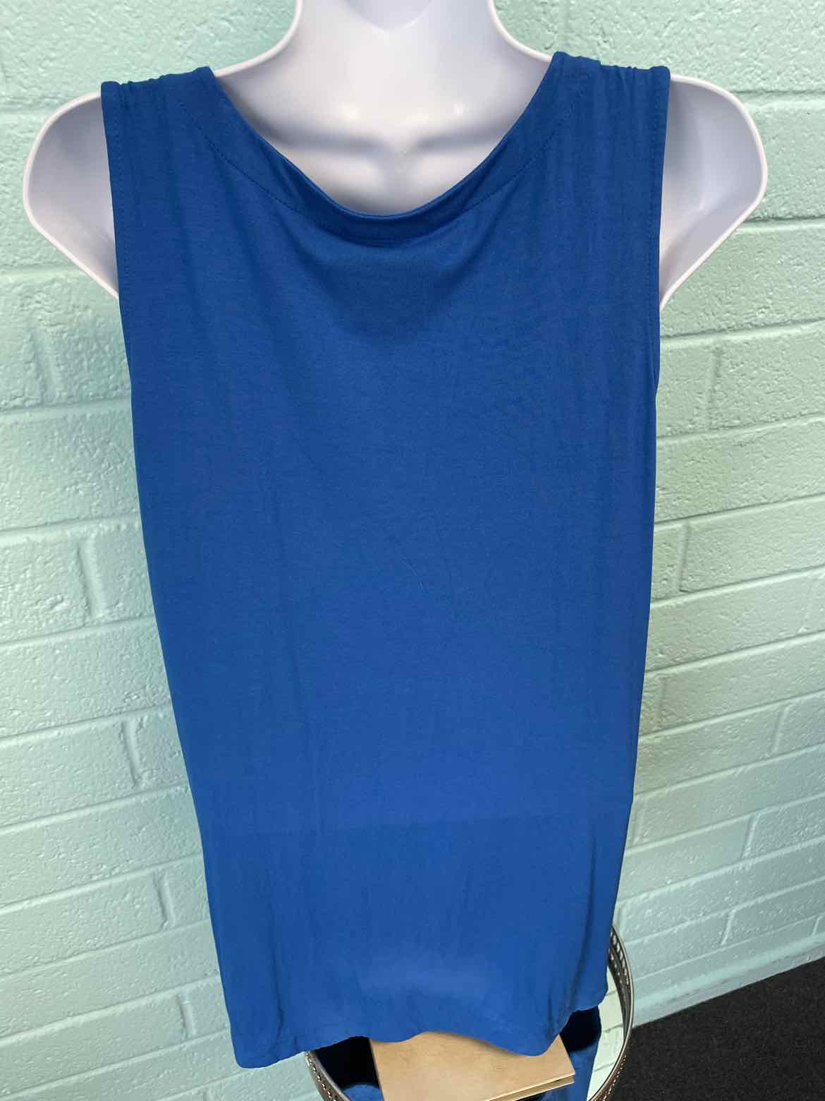 J Jill Size L Royal Blue Sleeveless