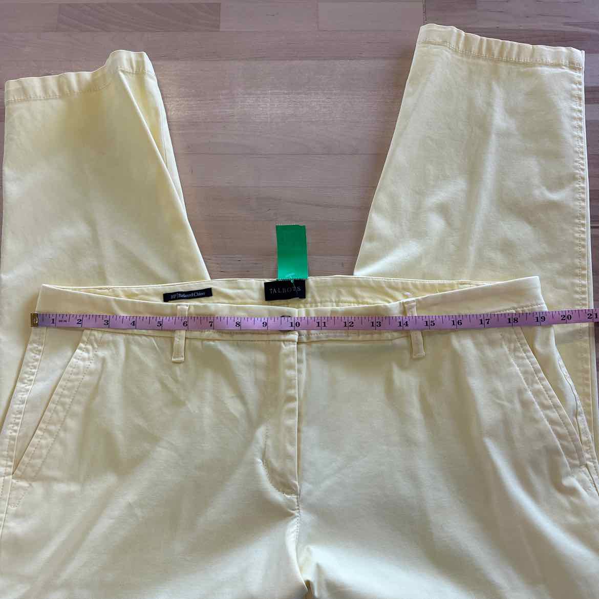 Talbots Size 16P Yellow Preloved Pants