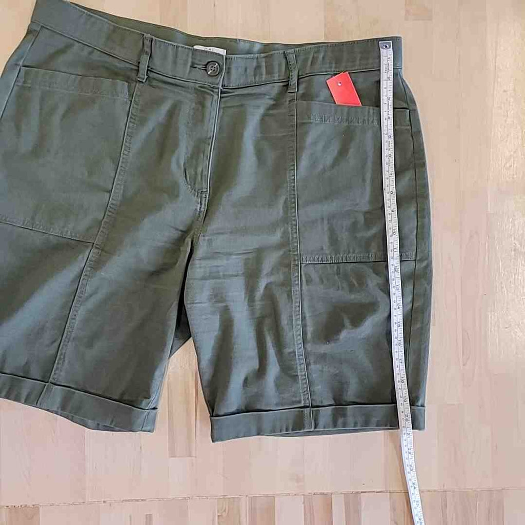 Croft&Barrow Size 18 Green Shorts