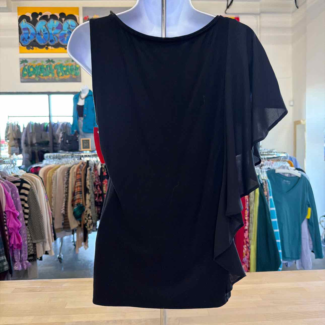 White House Black Market Size S Black Preloved Sleeveless