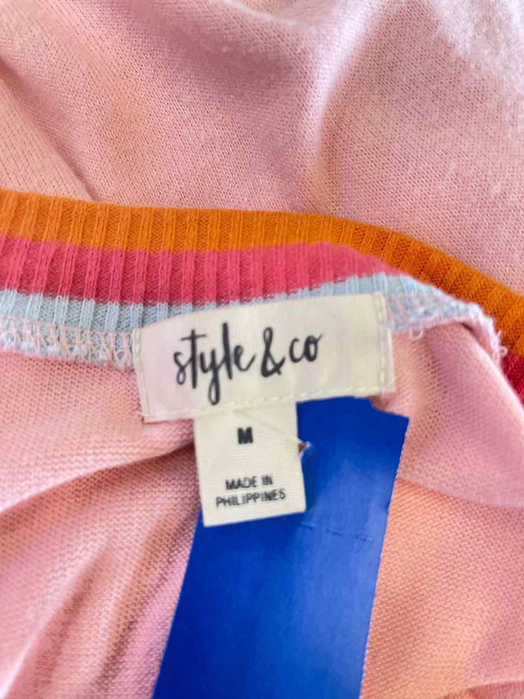 Style & Co. Size M Pink Preloved Sweater