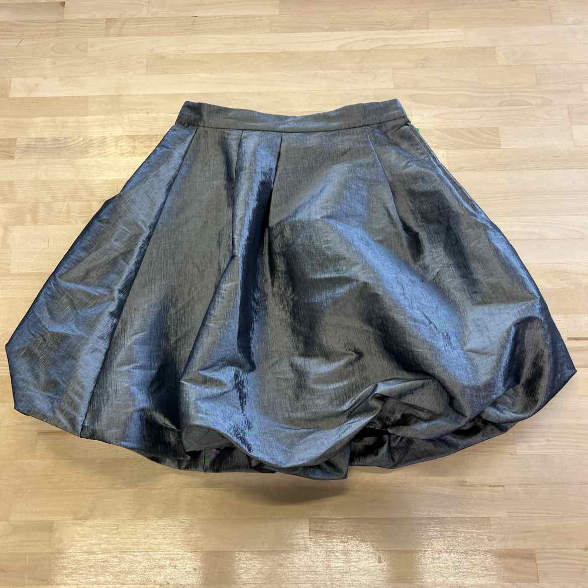 Muse Women's Layered-Collar Bubble-Hem Skirt