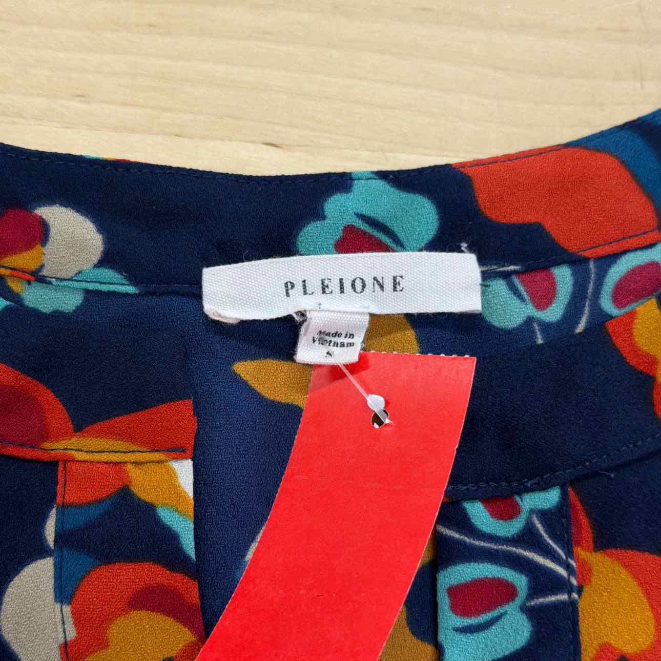 Pleione Size S Blue Preloved Blouse
