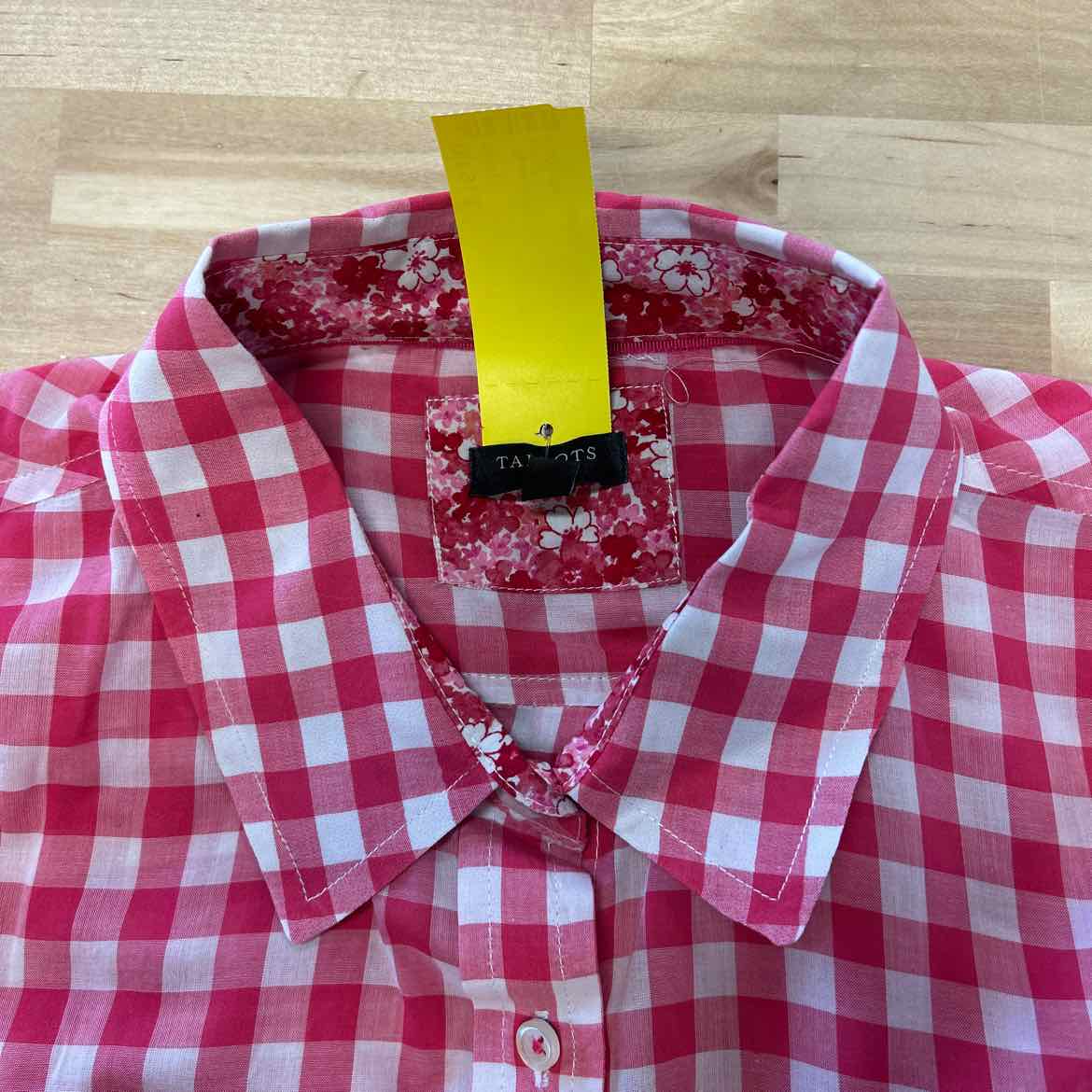 Talbots Size XLP Pink Preloved Button Down LS