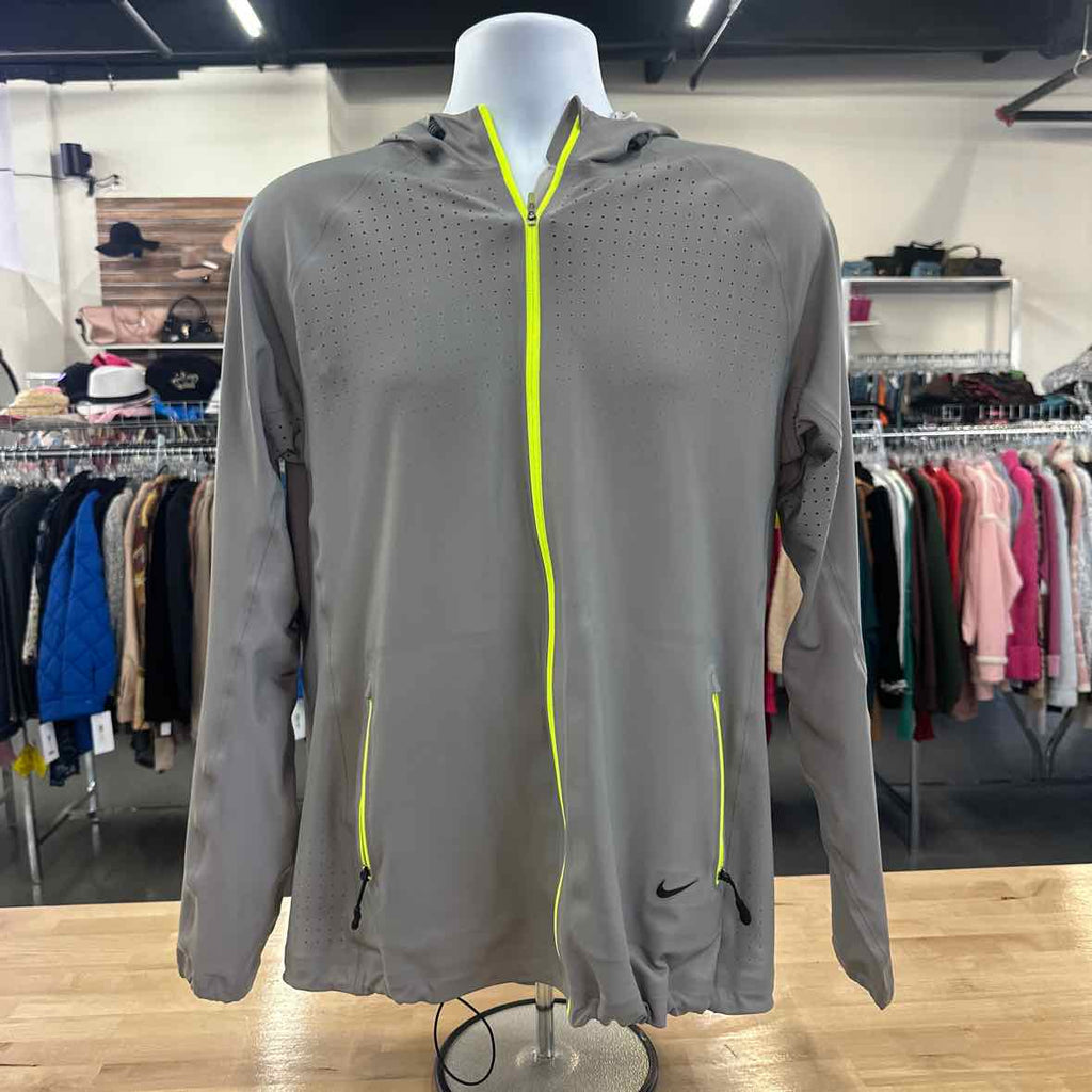 Nike Size L Gray MENS Athletic Jacket