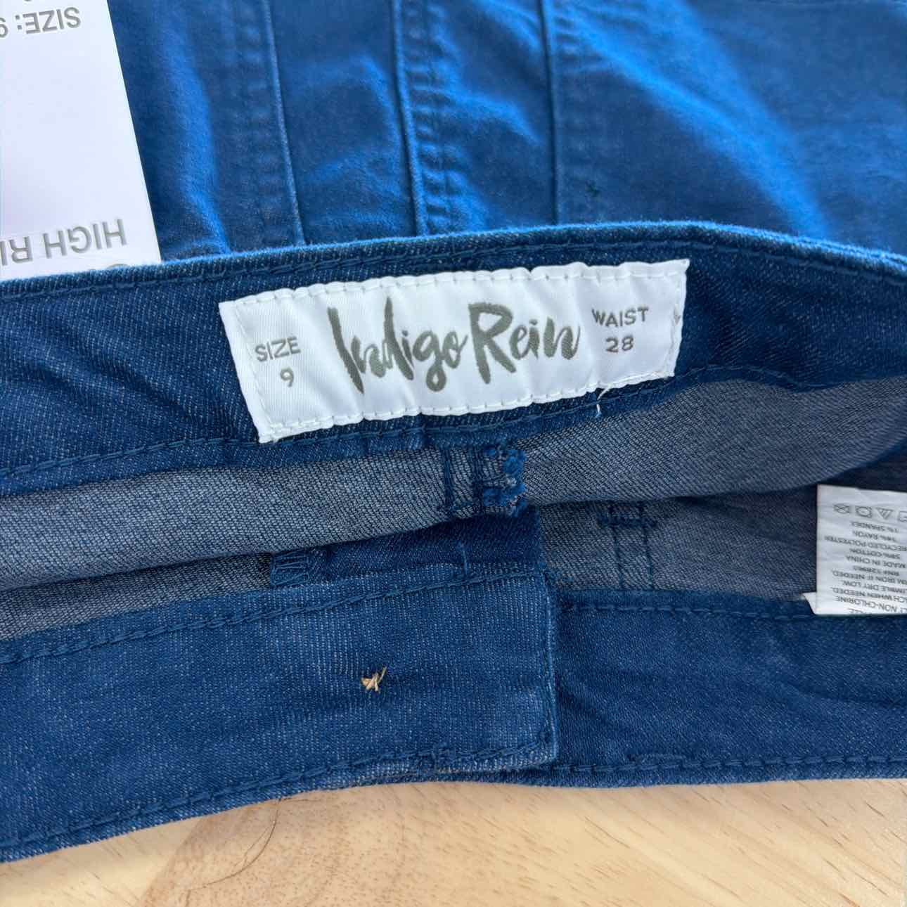 Indigo Rain Women Size 9 Blue New Shorts