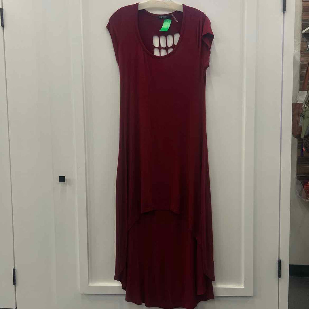 Love Culture Size L Burgundy Preloved Dress