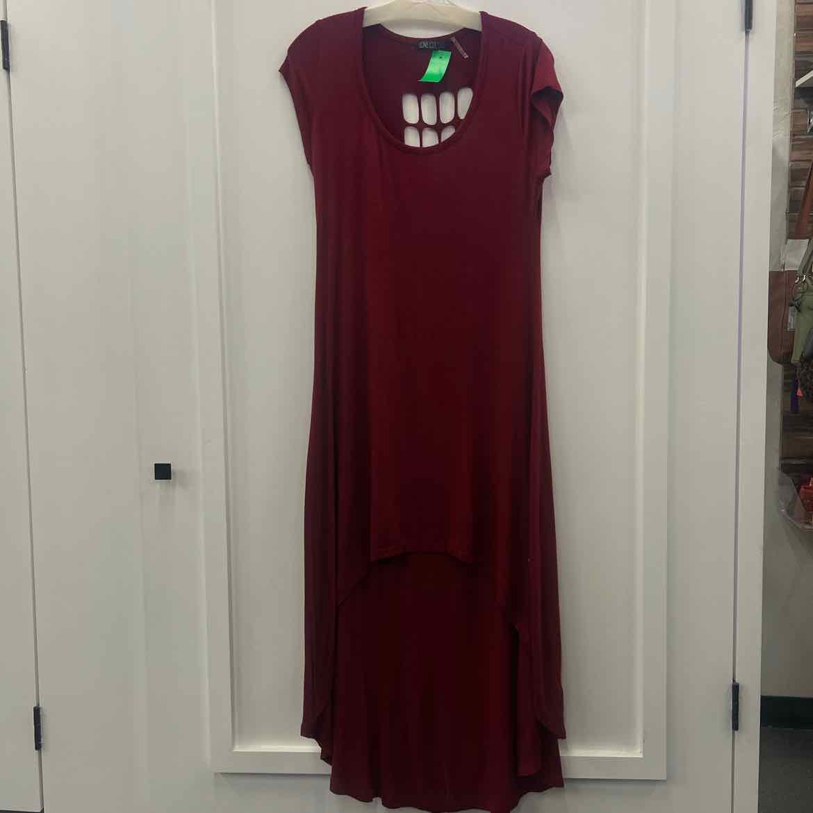 Love Culture Size L Burgundy Preloved Dress