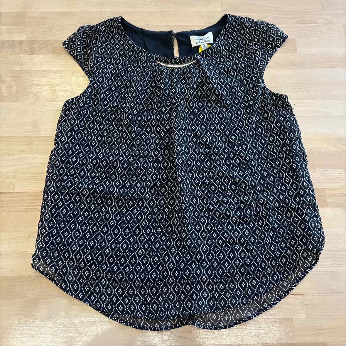 Twine & string Size S BLACK & WHITE Blouse