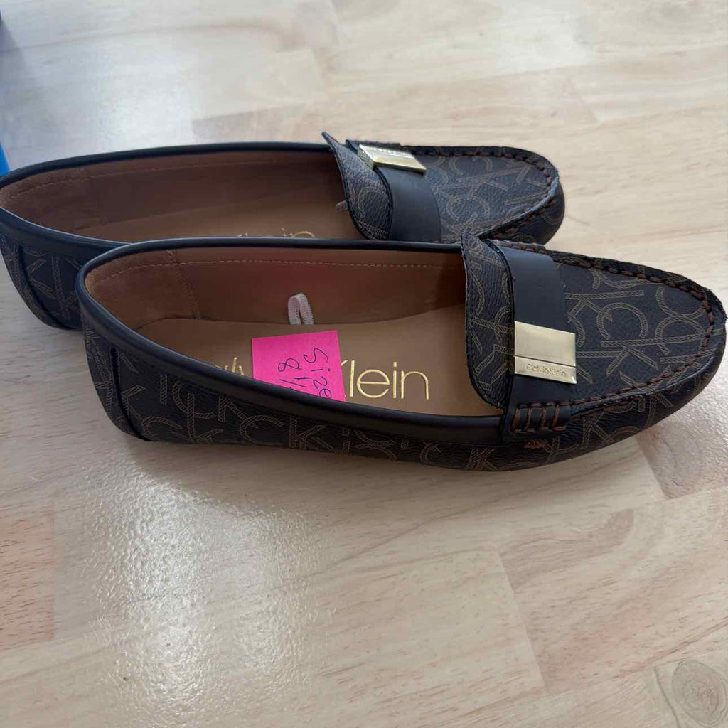 Calvin Klein Size 8.5 Brown Preloved Flats