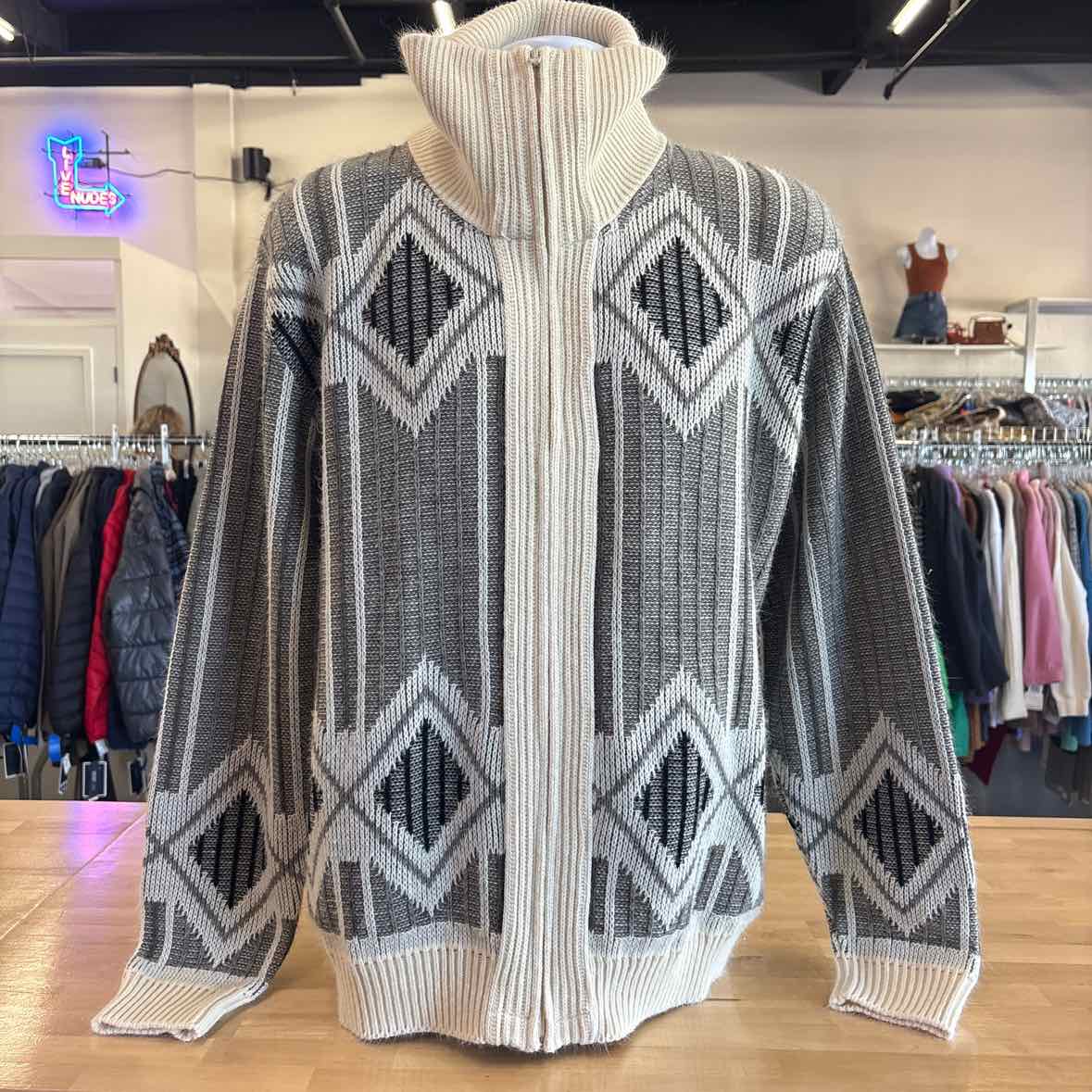 LondonFog Size XL Gray MENS Sweater