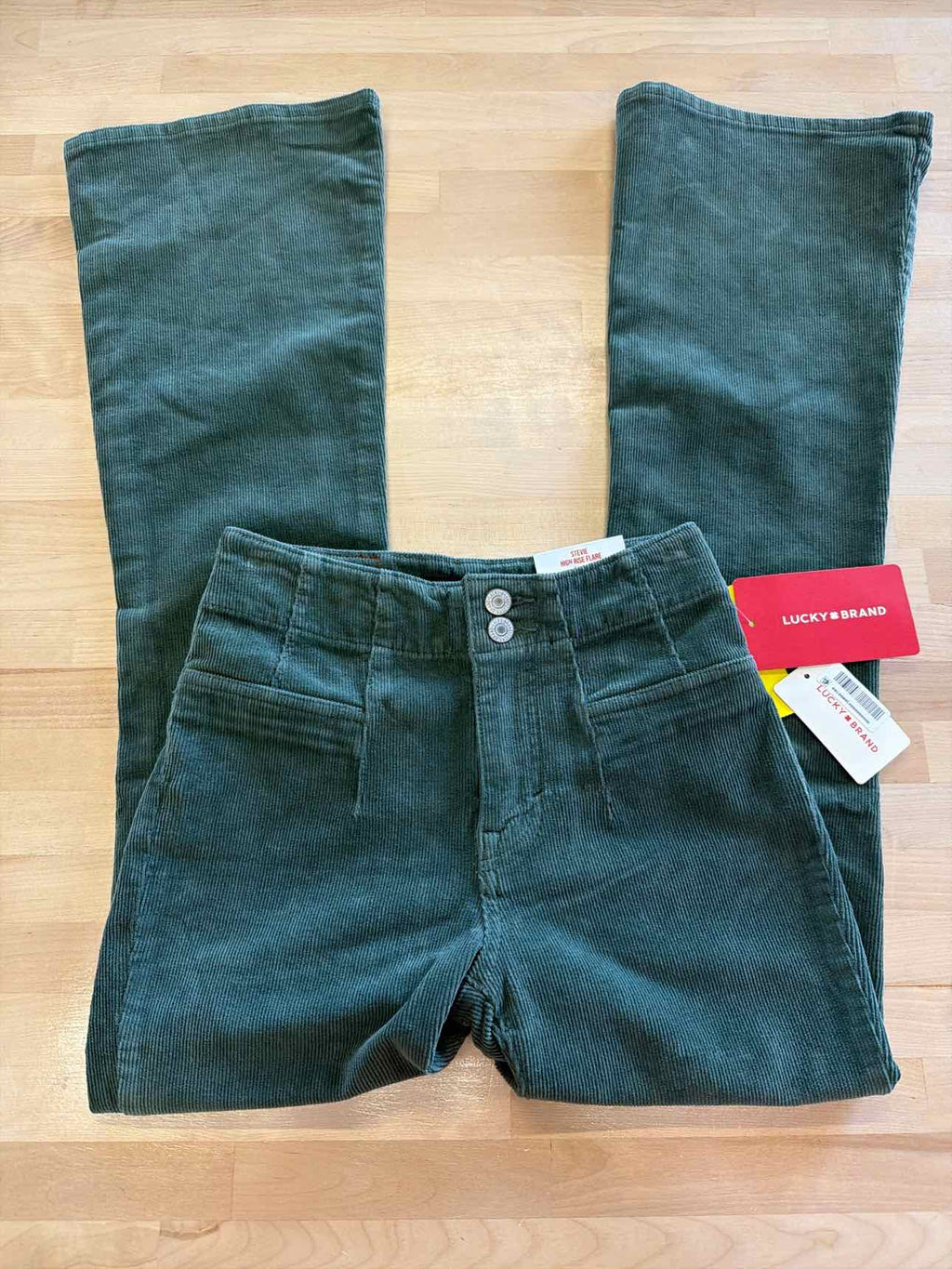 Lucky Brand Size 00 Green New Pants