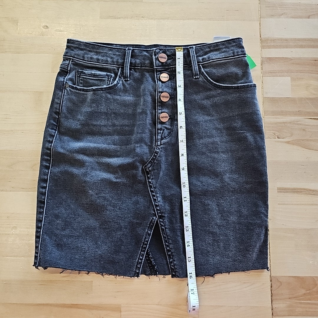 Sanctuary Size 25 Black Denim Preloved Skirt
