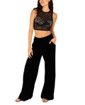 Hurley Juniors' Pull-on Wide-Leg Trouser Beach Pants