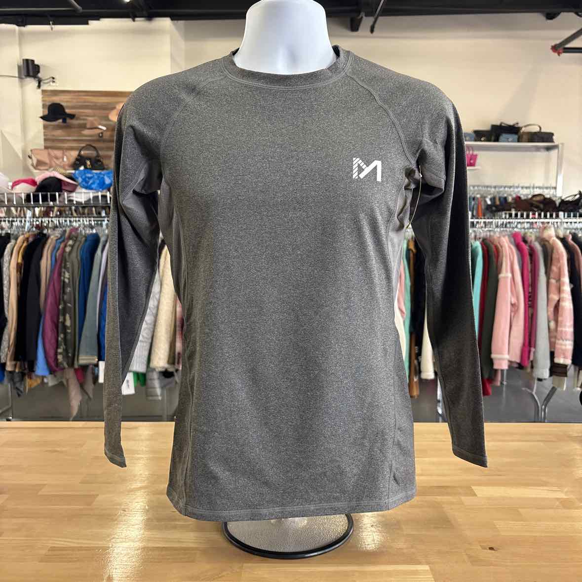 millet Size M Gray MENS Athletic Long Sleeve