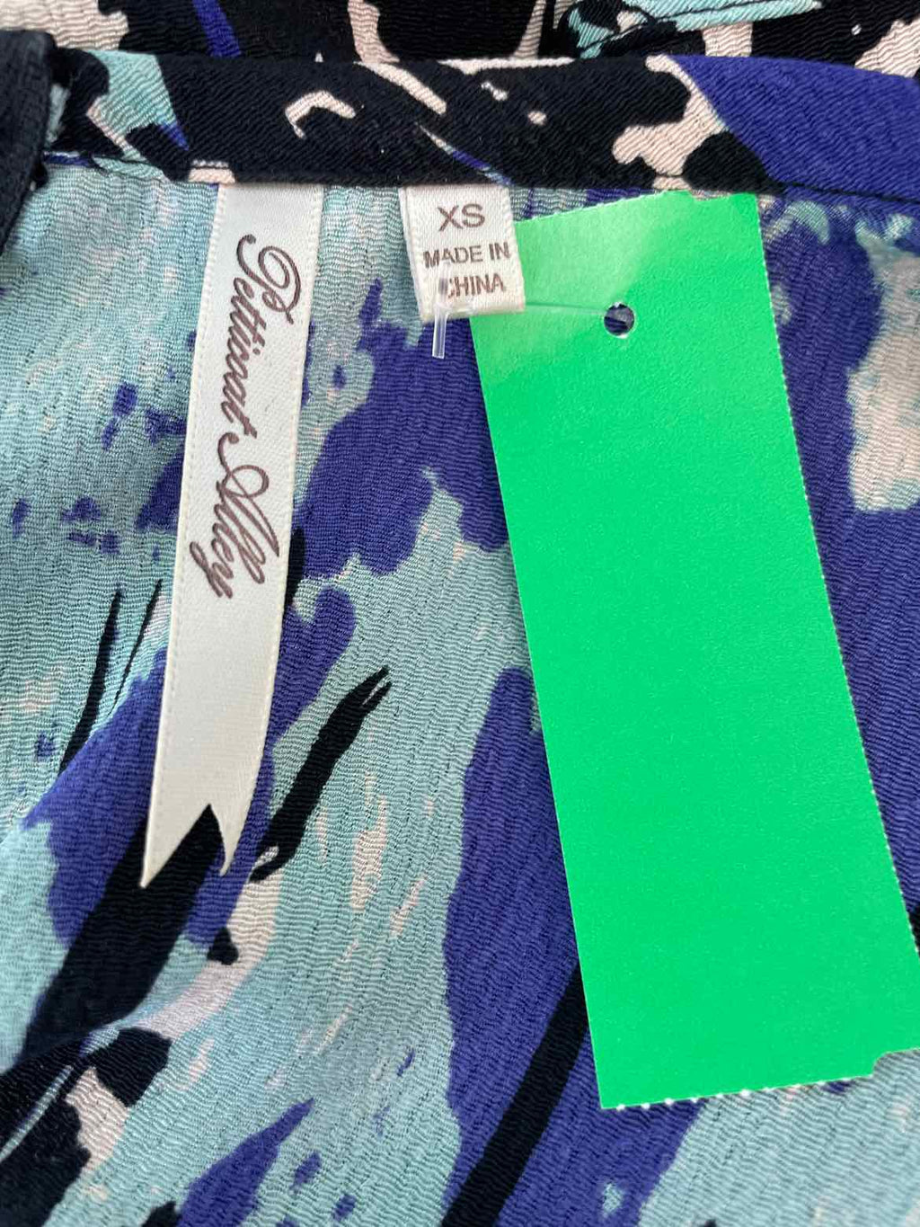 Petticot Alley Size XS Multi-Bright Blouse