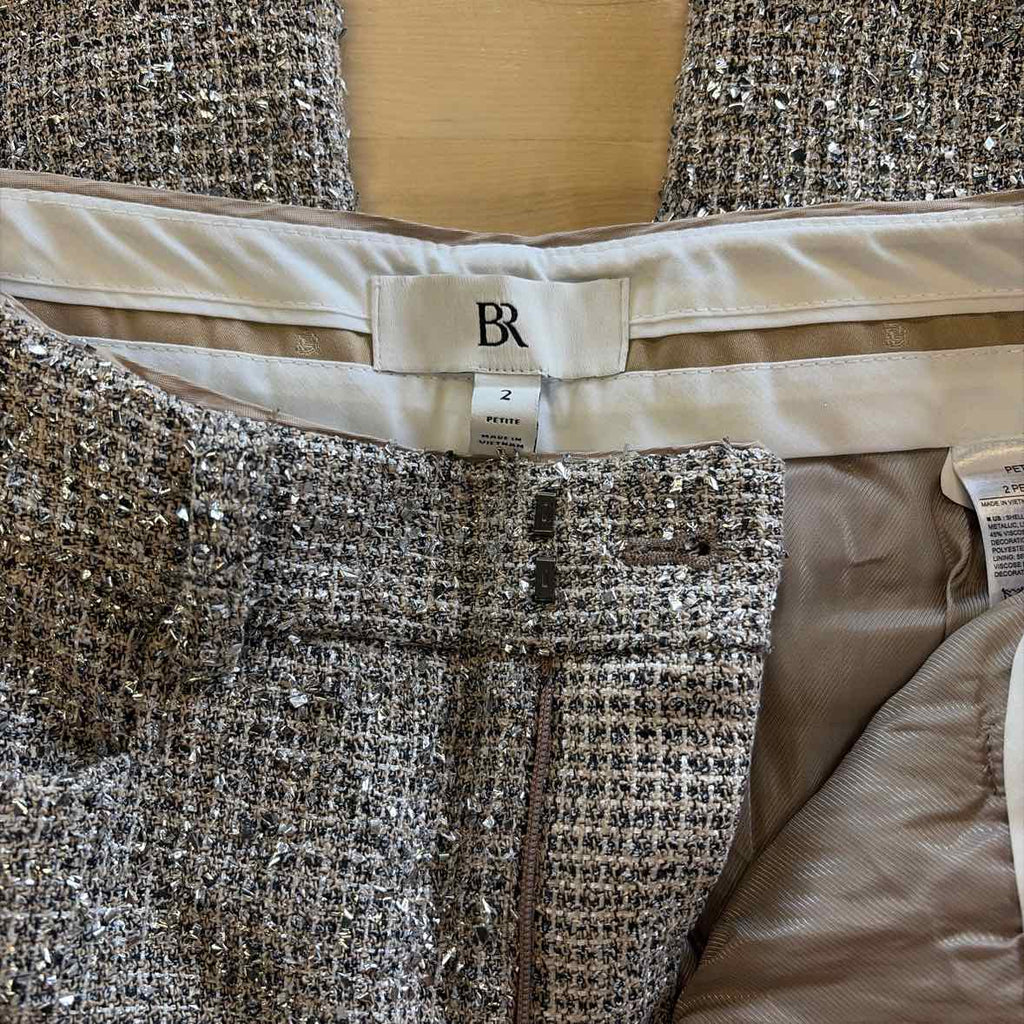 BR Size 2 Silver Preloved Pants